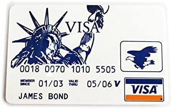 James Bond on the Credit Card with 5 Pcs Hardware Combination for Training Practice By Suoyigou (5 PCS)