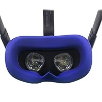 Centeraly Silicone VR Glasses Eye Cover for Oculus Quest VR Glasses Soft Skin Shading Sweatproof Face Eye Mask