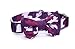Cutesy Pet | Dog Collar with Adjustable Bow | Purple Camo | Medium | Comfortable and Strongthumb 1