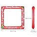 Amosfun Christmas Inflatable Selfie Frame Picture Selfie Frame Funny Photo Booth Props Blow Up Party Props for Birthday Wedding Bridal Shower (27.95 x 27.95 Inch)