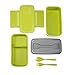 Lunch Box For Women Bento Lunch Box Container 5.5 Cup Capacity Snack Container and Utensils