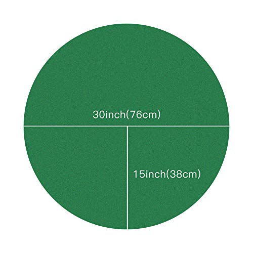 YEAHOME Reversible Christmas Tree Stand Mat for Floor Protection, 30 inches Waterproof Christmas Tree Mat Accessory The Thickest Tree mat Red and Green - Thumbnail 6