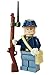 LEGO Lone Ranger Minifigure with Musket and Bayonet (Civil War - Rifle Soldier)