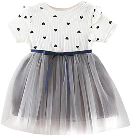 Saxizeo キッズ服 女の子 ワンピース ベビー服 プリーツ 波点 ニット花柄 チュール おしゃれ かわいい 新生児 赤ちゃん カジュアル 通園 入学式 卒業式 子供服 可愛い キッズ ガールズ チュニック 春夏 人気 普段着 チュチュ ドレス スカート B07jv6mh 77円