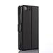 DOOGEE X5 Case, Doogee X5 Pro Case, Fettion Premium PU Leather Wallet Phone Cases Flip Cover with Stand Card Holder for Doogee X5 / Doogee X5 Pro Smartphone (Wallet - Black)