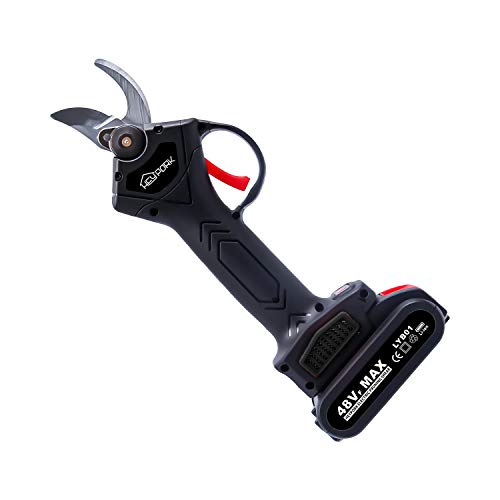 HEYPORK Elektrische Gartenschere Set mit Akku und Ladegerät, Mini Elektro Astschere Gardena mit 48V Batterie für… – Bild 3