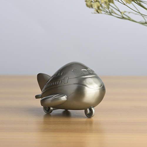 Money Jar for Kids, Air Plane Shape, Cute Piggy Bank, Money Saving Jar, for Kid's Present, for Nursery Decoration, Desktop Ornament, Children Fun Toy - Thumbnail 5
