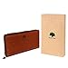 RUSTIC TOWN Leather Money Manager RFID Women’s Wallet Purse Clutch Organizer (Brown)