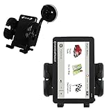 Gomadic Brand Flexible Car Auto Windshield Holder Mount designed for the Rand McNally IntelliRoute TND 530 - Gooseneck Suction Cup Style Cradle
