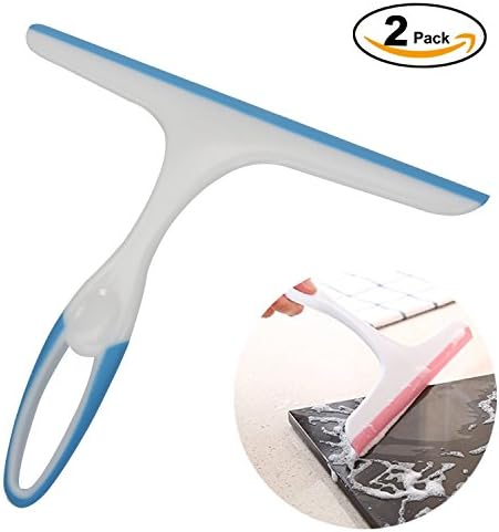 DuranRyan Cleaning Brush Glass Window window squeegee Clean Shave Car Window Cleaning Washing Brush Cleaner Wiper Bathroom Floor , 2 Pack