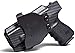 Concealment Express OWB Paddle KYDEX Gun Holster: fits Glock 43/43X - Custom Fit - US Made - Outside Waistband - Adj. Cant & Retention