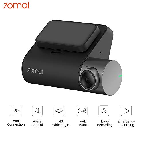 70mai Pro Dash Cam, Car DVR 1944P FHD,Car Video Built-in WiFi, Dash Camera with Night Vison for Cars, Dash cams with Voice Control, APP Control dashcam, On-Dash Cameras as Parking Monitor - Thumbnail 3