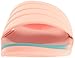 adidas Women's Adilette Cloudfoam Plus Slides Sandals, Easy Coral/Haze Coral/Easy Mint, 9