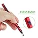 Awinner Active Stylus Pen,Fine Point Precision Stylus for iPad, iPhone, Samsung, Android, and Most Touchscreens and Smartphones (Red)