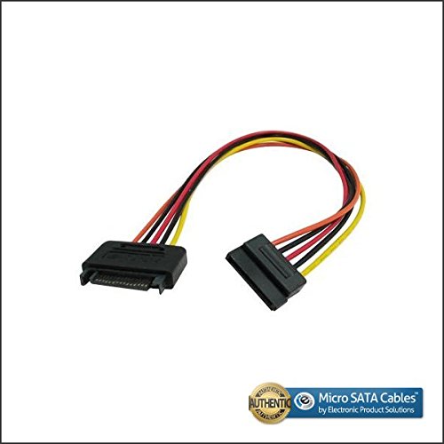 15 Pin SATA Power Extension Cable - 8"
