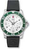 Victorinox Swiss Army Classic Maverick II Mens Silver Dial Black Rubber Strap...