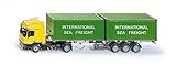 Siku 3921 Model Lorry with Container, Yellow