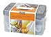 Pebeo Vitrea 160, Workbox Set of 10 Assorted 45 ml Glass Paint Colors + Accessories