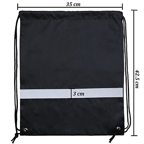 Coobey-10-Pack-Drawstring-Backpack-Bag-with-Safety-Reflective-Strip-for-Sport-Gym-Storage
