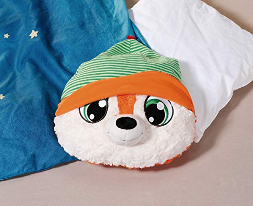 NICI Schlafmützen Fuchs Finjo, Kuscheltier Jungen, Mädchen & Babys, Flauschiges Kuschelkissen für Kinder ab 12 Monaten, Weiches Stofftier-Kissen I 43953, Orange, 1 Stück (1er Pack) – Bild 8