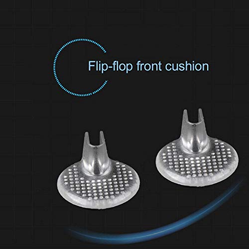 MOGOI 5 Pair Silicone Gel Clear Sandal Thong Toe Protectors Pad Sandal Flip-Flop Toe Guards Cushions Antislip Shoes Grip Pads