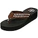 Alpine Swiss Womens Rhinestone Wedge Heel Flip Flop Sandals