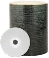 JVC Taiyo Yuden White Inkjet Hub Printable 8X DVD+R Media 100 Pack in Plastic Wrap (JDPR-WPP-SK8)