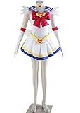 Dazcos Womens Sailor Moon SuperS Tsukino Usagi Fighting Cosplay Costume Dress