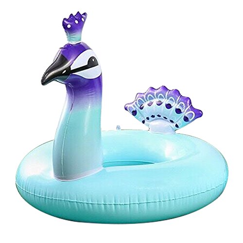 ZSNICE Inflatable Pool Float for Kids/Adult Weight Below 170 Pound,Floating Ring Water Toys Summer Outdoor Swimming Pool Inflatable Float Peacock