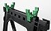 Hitachi 115445 Folding Sawhorses, Heavy Duty Stand, 4 Sawbucks, 1,200 lb Capacity, 2 Pack