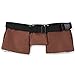 11 Pocket Brown 600D Polyester Kids Tool Belt, Work Apron Great for Pretended Play Role, with Adjustable Poly Web Belt Quick Release Buckle