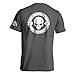 Men's Tshirts Graphic Divided We Fall Patriotic T-Shirt (M, Charcoal)