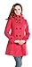 Charex® Women Wool Blends Coat Hooded Double Breasted Trench Coat Slim Long Jacket