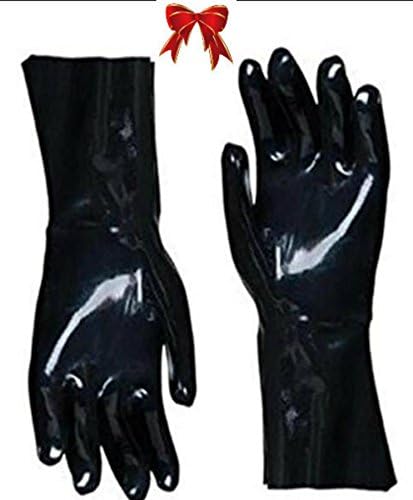 Artisan Griller Heat Resistant Insulated Waterproof-Oil Resistant Gloves For Smokers, Fryers & Grills Cooking & Turkey Fryers, BBQ, Pulling Barbecue Pork, Home Brew Tasks.