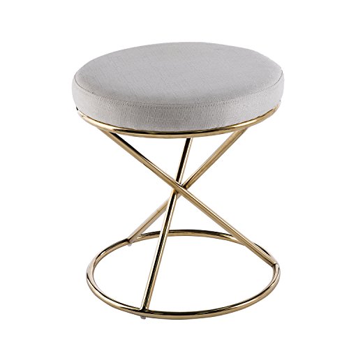 Furniture HotSpot – Vanity Ottoman/Gold Stool - Thumbnail 3
