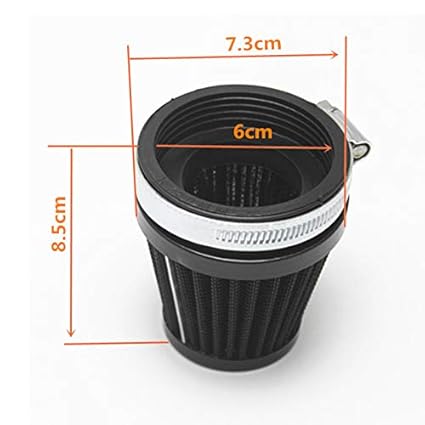 Semoic Gros Deplacement Moto Filtre /&agrave; Air Modifie Champignon de Filtre /&agrave; Air Filtre /&agrave; Air Principal Filtre /&agrave; Air 50 mm Calibre