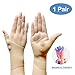 Gel Wrist Support Braces,Gloves for Men&Women, 1 pair Magnetic Therapy New Material Thumb Splint , Great for Tenosynovitis, Typing, Wrist & Thumb Pain, Rheumatism, Arthritis & more (Nude)