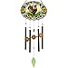 Bits and Pieces - Home and Garden Décor - Artistic Stained Glass Rooster Suncatcher and Wind Chimes - Hand Painted Rooster Creates a Stunning Window Display With a Side of Music