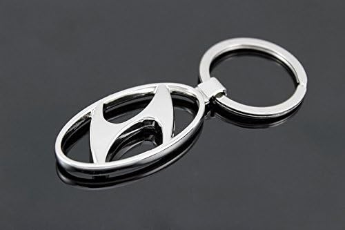 HYUNDAI METAL SILVER KEY CHAIN Key Ring
