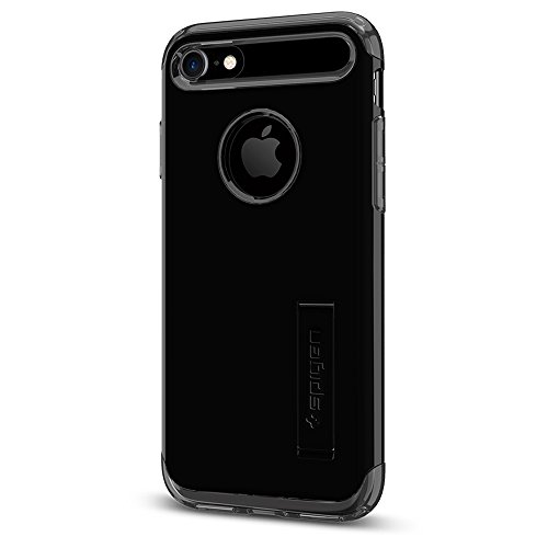 Spigen slim armor iphone 7 case with jet black optimize…