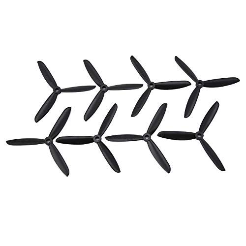 Liobaba 4 Pairs CW/CCW 6045 Propeller Props Blade RC Racing Drone Quadcopter Aircraft UAV Spare Parts Accessories Component Black - Thumbnail 6