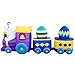 Holidayana Inflatable Easter Bunny Train - 10ft Long Easter Train Yard Decoration with Engine and 2 Cars, Includes Built-in Bulbs, Tie-Down Points, and Powerful Built in Fan