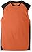 Hanes Men's Sport Performance Muscle Tee, Team Orange Heather/Stealth, Large