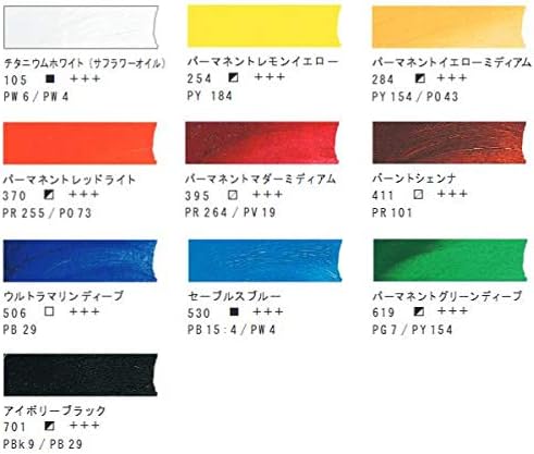 Rembrandt Professional Oil Paint Set including 10 Colours (15 ml tubes), Multicolour - Image 4