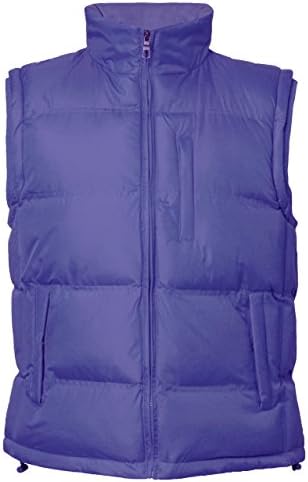 Raves Men's Gilet Body Warmer Padded Quilted Jacket Sleeveless Full Zip X-Large Blue