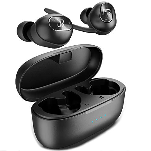 Bluetooth Earbuds,5.0 True Wireless Headphones Deep Bass HiFi Stereo Sound Bluetooth Earphones 16H Playtime Mini in Ear Headset with Charging Case (Wireless Earbuds)
