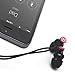 BRAINWAVZ Delta Earbuds Noise Isolating Earphones w/Microphone in Ear Bass All Metal Buds (Black)