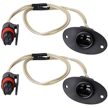 Amazon.com: HERCOO LED License Plate Light Lens Rear Lamp Socket Wiring