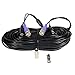 VideoSecu 100ft HD Pre-Made All-in-One Video Security Camera Cable Power Extension Wire Cord with BNC RCA Connectors for 720P 960P 960H CCTV Surveillance DVR System A1E