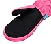 SimpliKids Boys Mittens for Kids Sports Insulation Waterproof Winter Snow Mittens,S,Fuchsia